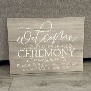 Wedding sign